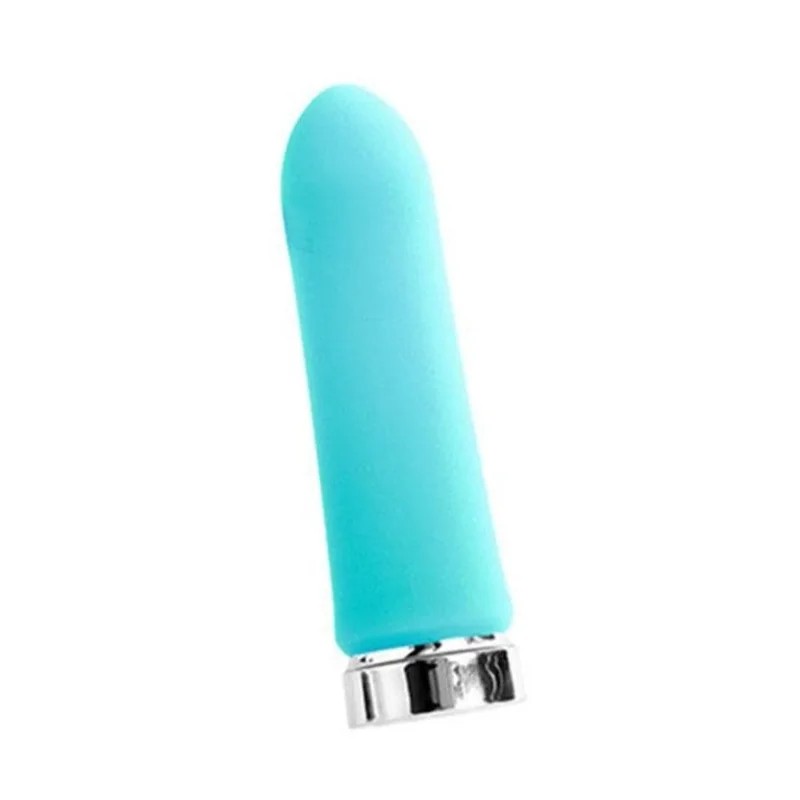 BamSiliconeBulletVibe–Rechargeable–Turquoise