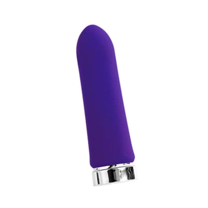 BamSiliconeBulletVibe–Rechargeable–Indigo