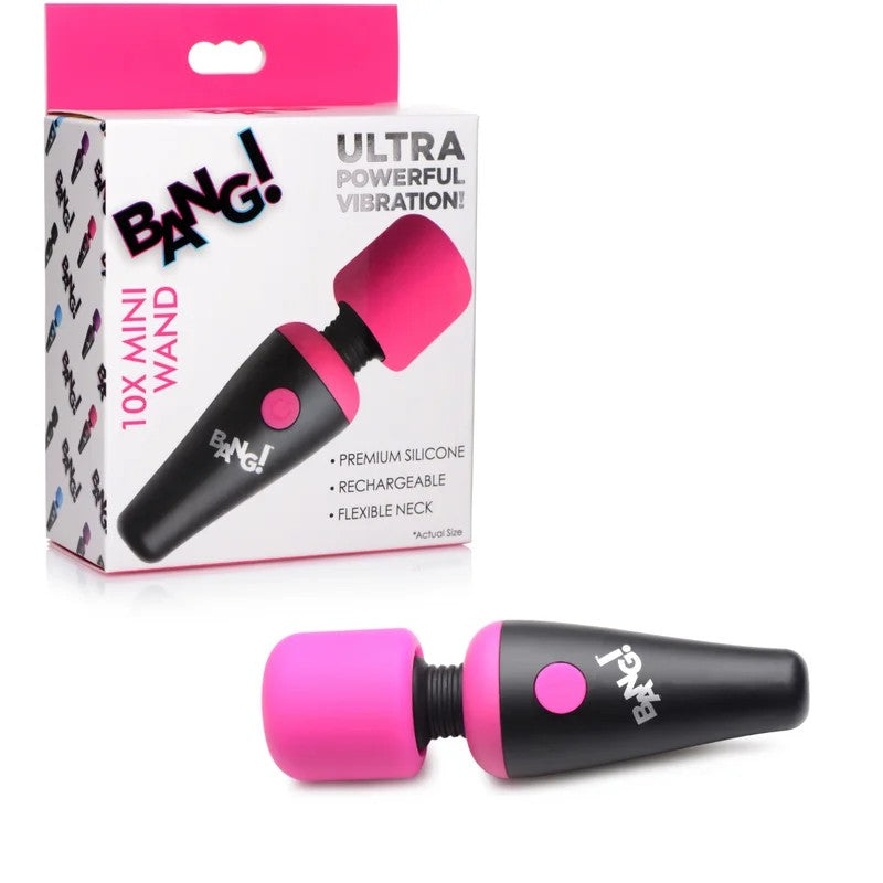 Bang!–10XRechargeableMiniWand(Pink)