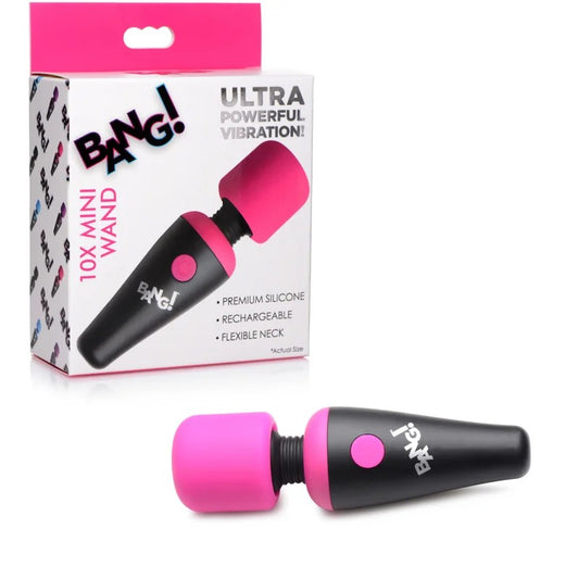 Bang!–10XRechargeableMiniWand(Pink)