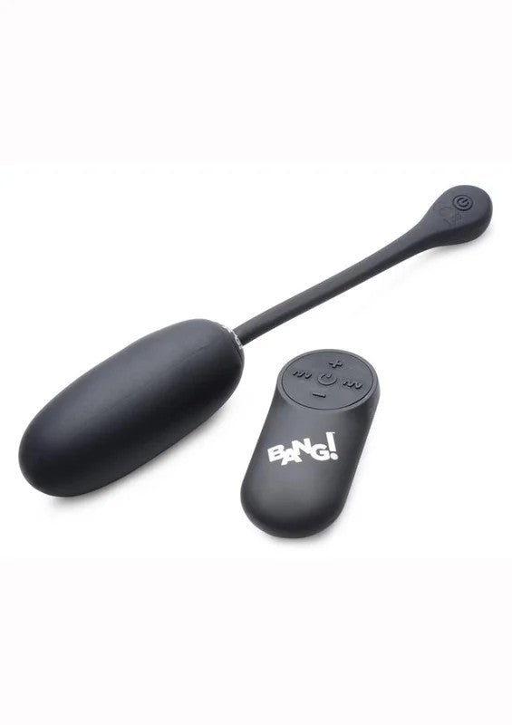 Bang!28xPlushSiliconeRechargeableEggwithRemoteControl