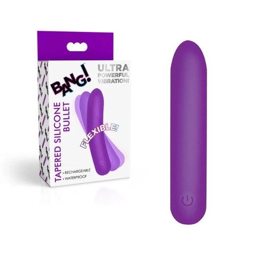 BANG!–UltraPowerfulFlexibleSiliconeBullet–(Purple)