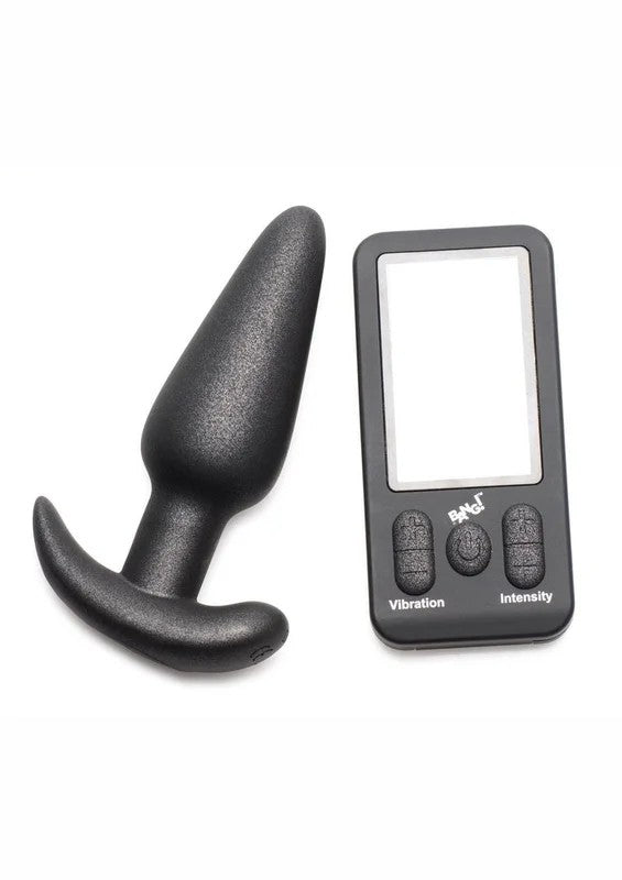 Bang25xRechargeableSiliconeButtPlugwithRemoteControl