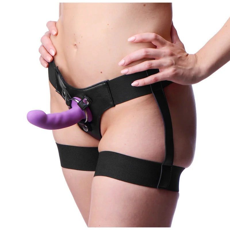 BardotGarterBeltStyleStrapOnHarness