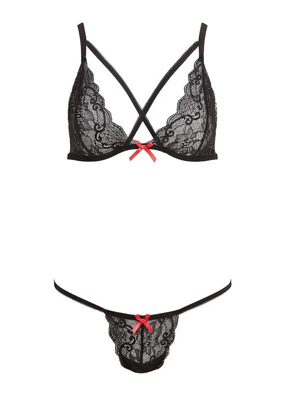BarelyBareXStrapBralette