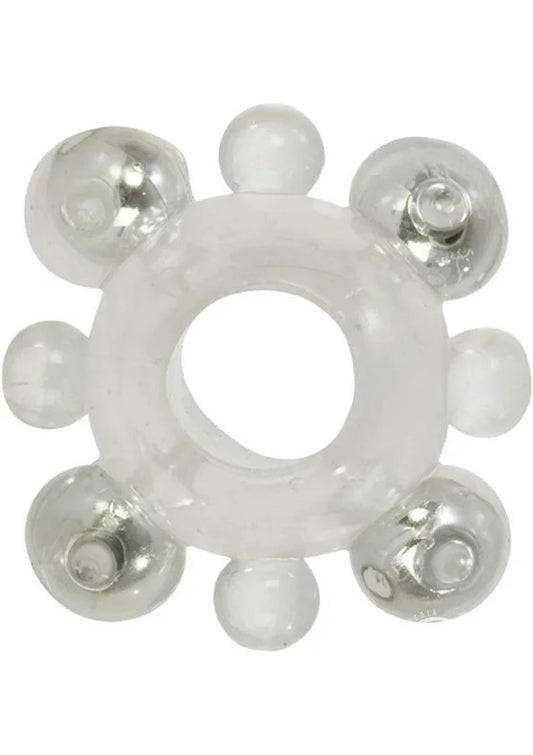 BasicEssentialsEnhancerCockRingwithBeads