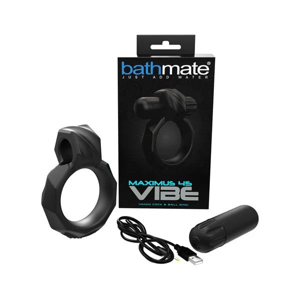 Bathmate–VibeMaximus45Cock&BallVibratingRing(Black)