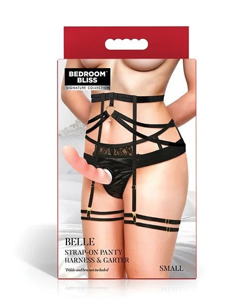 BedroomBlissBelleStrap-OnPantyHarness&Garter–Small