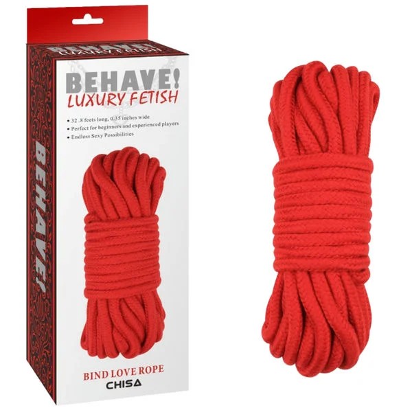 Behave!–BindLoveBondageRope–10m(Red)