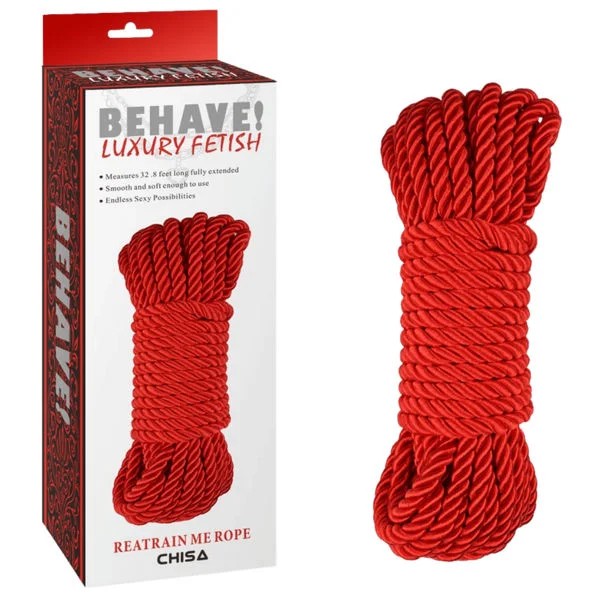 Behave!–RestrainMeBondageRope–10m(Red)