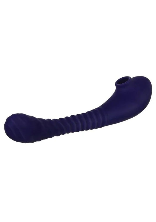 BendableSuckerDualEndSiliconeRechargeableVibrator