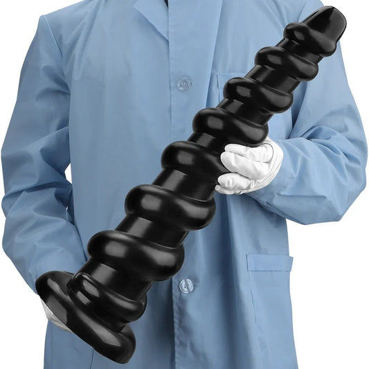 BigBlackHugeDildoMasturbator–OversizedDeepVaginalAnalMasturbationSexToysforWomen