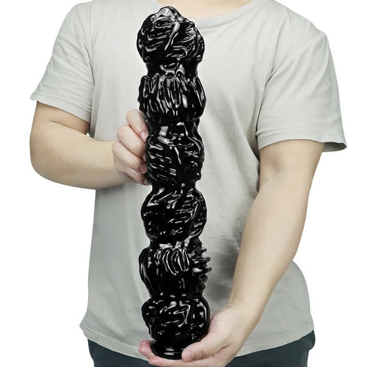 BigGiantWalnutButtPlug–16inchExoticAnalDildoFemaleMaleSexToys