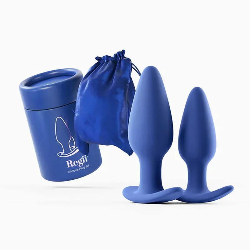 BiirdRegii2-PieceAnalPlugSetBlue