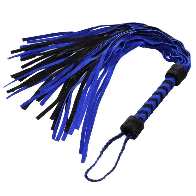 BlackandBlueSuedeFlogger