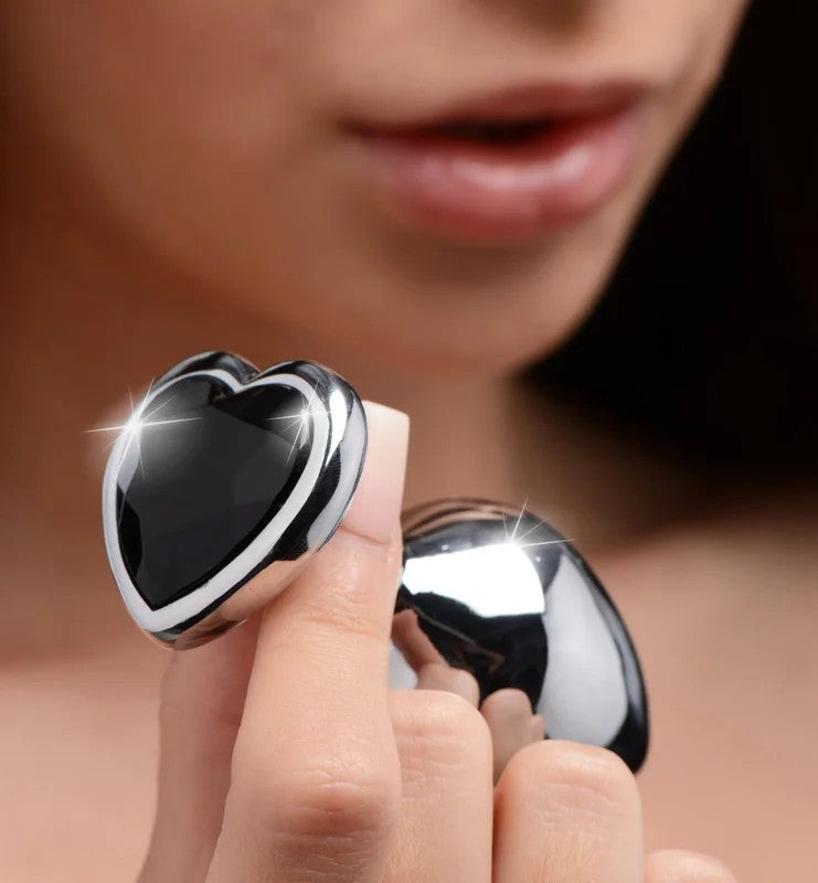 BlackHeartGemAnalPlug–Medium