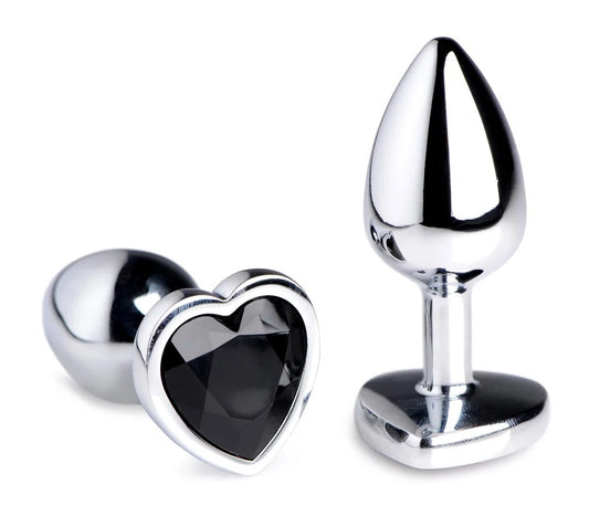 BlackHeartGemAnalPlug–Small