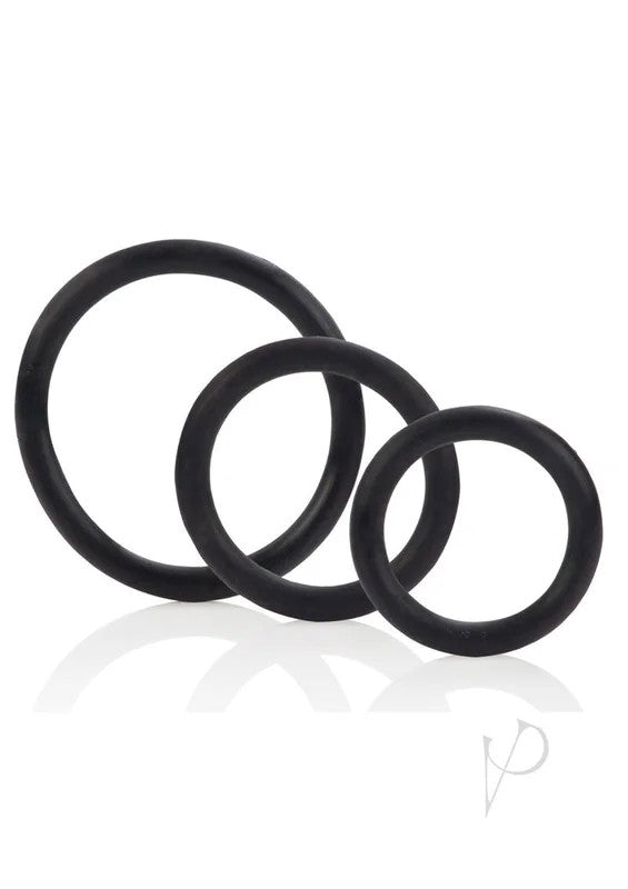 BlackRubberCockRings