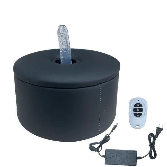 BlackStoolThrustingSexMachineWithRemoteControl