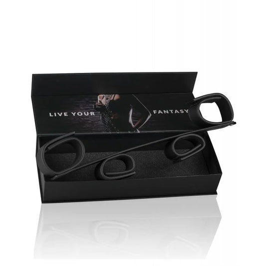 BlackWristAnkleBondageBar
