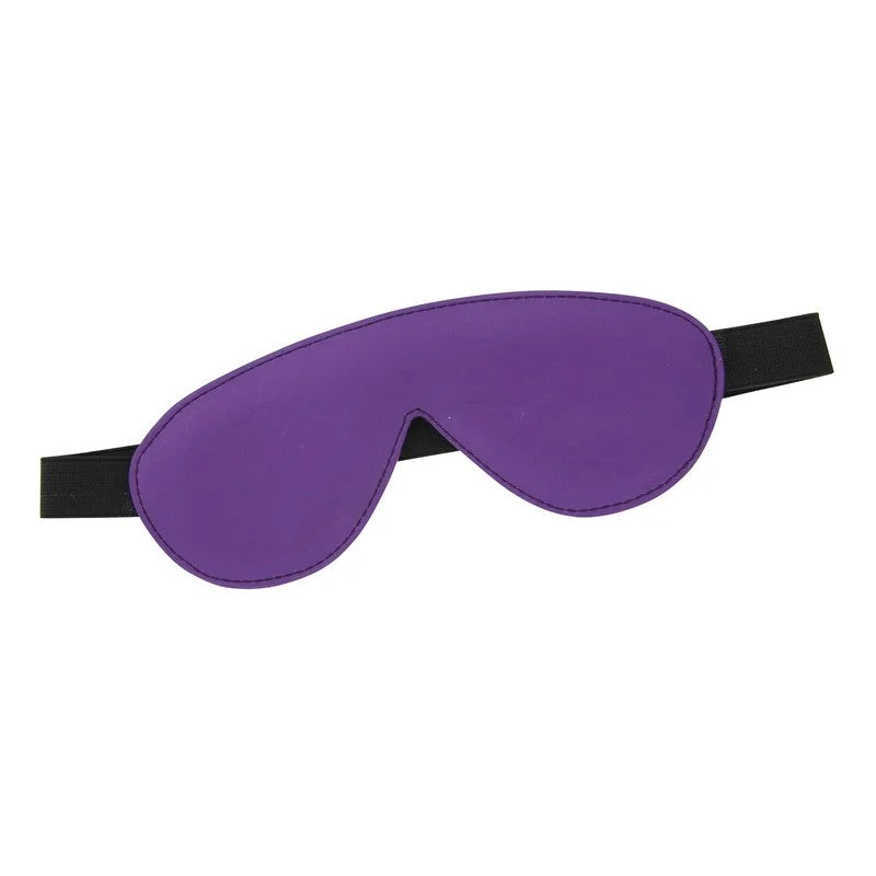 BlindfoldPaddedLeather–PurpleandBlack