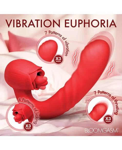 BloomgasmBoomBloomThrusting&LickingRoseVibrator