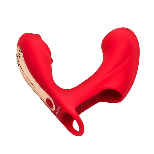 BloomgasmRoseTouchPulsingSiliconeFingerVibrator