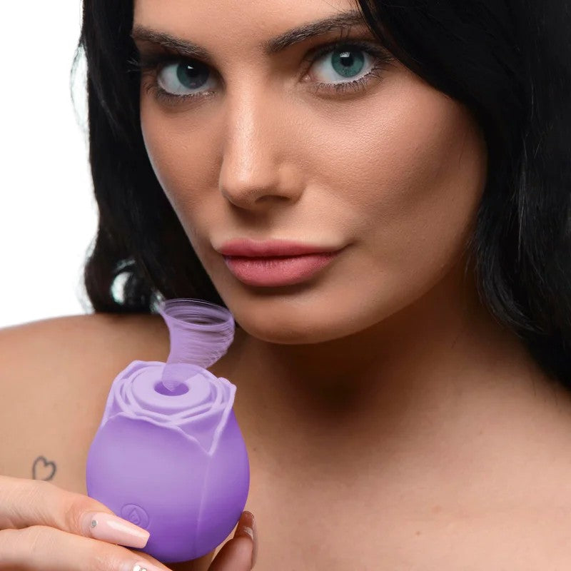 BloomgasmWildRose10XSuctionClitStimulator–Purple