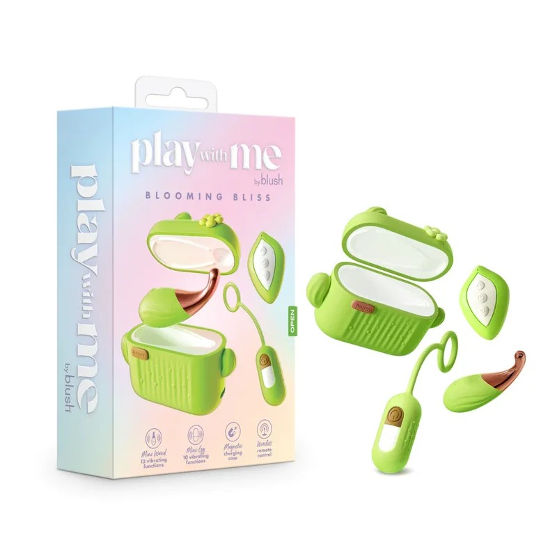 BloomingBlissMiniClitoralWand&EggVibratorwithRemote