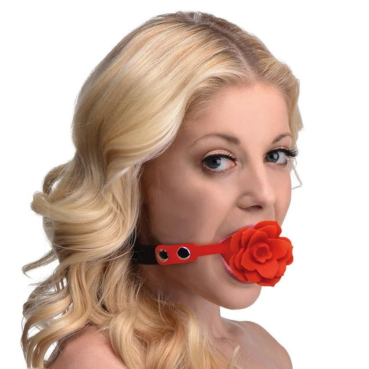 BlossomSiliconeBreathableRoseGag