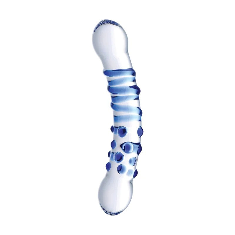 BluDualEndedGlassDildo