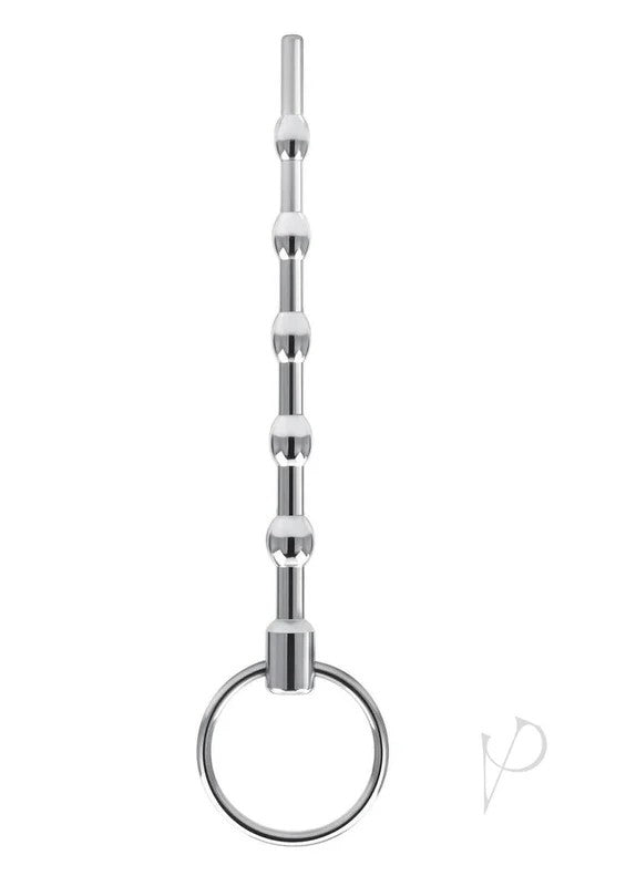 BlueLineBeadedUrethralSound4.5in–Stainless