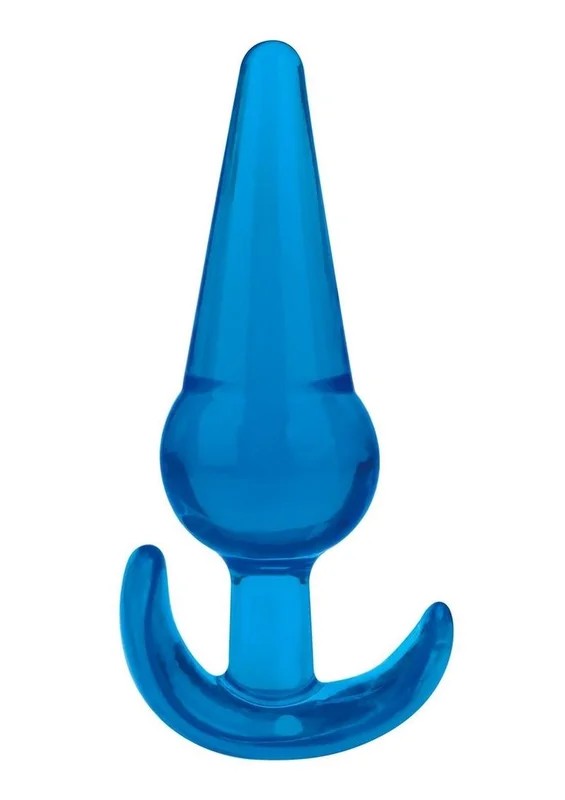 BlueLineMediumTaperedButtPlug