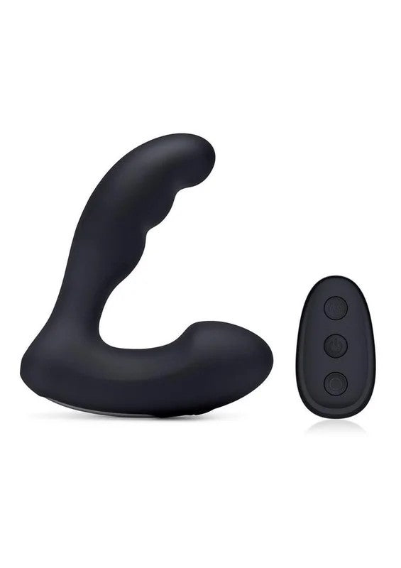 BlueLineProberSiliconeRechargeableDualVibratingRemoteControlledProstateStimulator