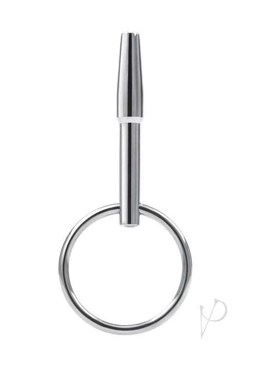 BlueLineStainlessSteelPenisPlugwithRing