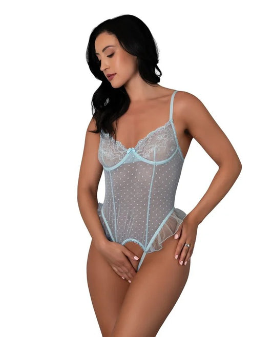 BlueSkyRuffledCrotchlessTeddy–LightBlueL/XL