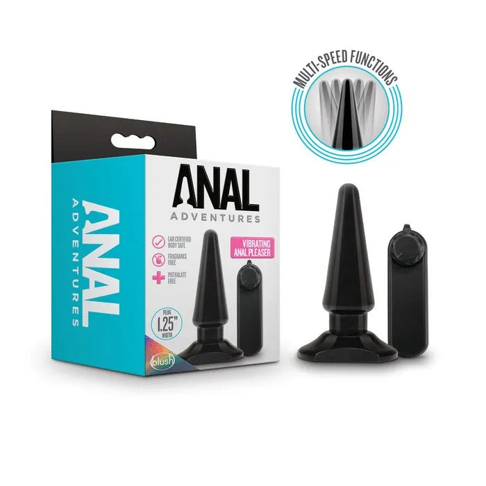 Blush–AnalAdventuresVibratingAnalPleaser(Black)