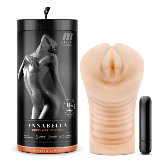 Blush–“Annabella”Soft&WetStrokerWithBullet(LightFlesh)