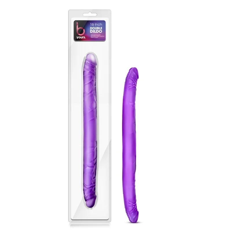 Blush–BYours16″DoubleEnderDong(Purple)