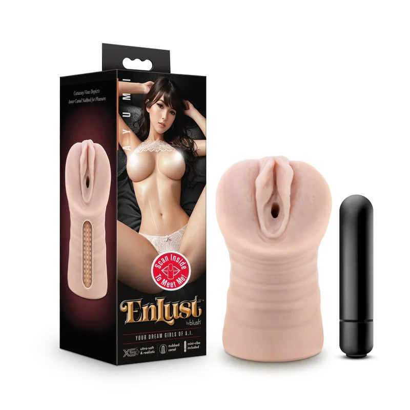 Blush–Enlust“Ayumi”VibratingPussyStroker(LightFlesh)
