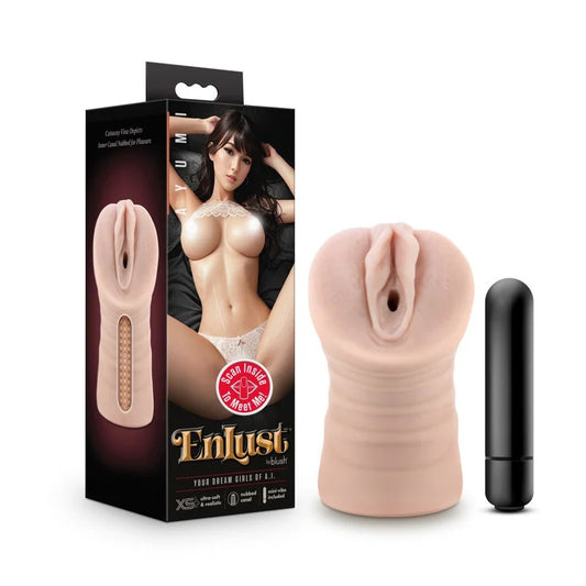 Blush–Enlust“Ayumi”VibratingPussyStroker(LightFlesh)