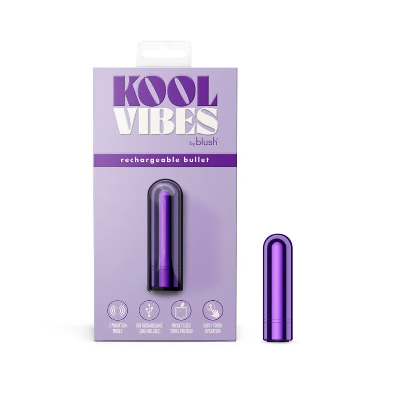 Blush–KoolVibesRechargeableBullet(Grape)