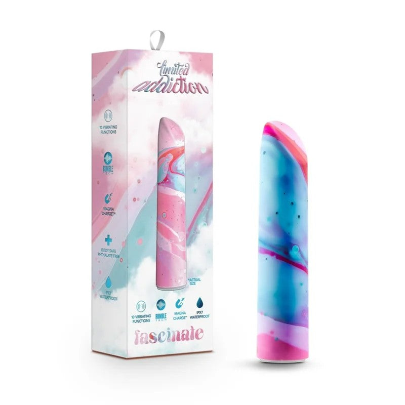 Blush–LimitedAddiction“Fascinate”4″BulletVibrator(PeachTie-Dye)