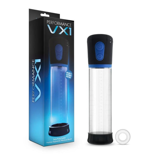 Blush–PerformanceVX1AutomaticPenisPumpSystem(Clear)
