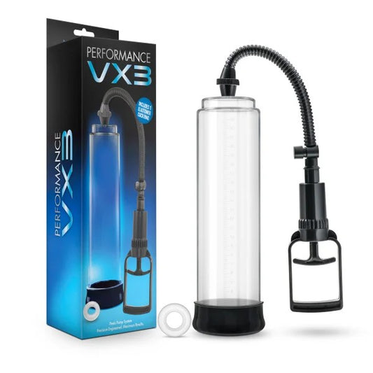 Blush–PerformanceVX3MaleEnhancementPumpSystem(Clear)