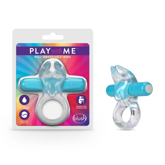 Blush–PlayWithMe“Bull”VibratingCockRing(Blue)