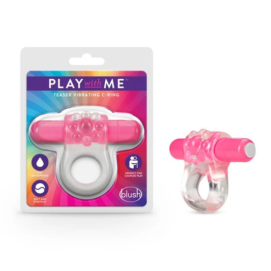Blush–PlayWithMe“Teaser”VibratingCockRing(Pink)