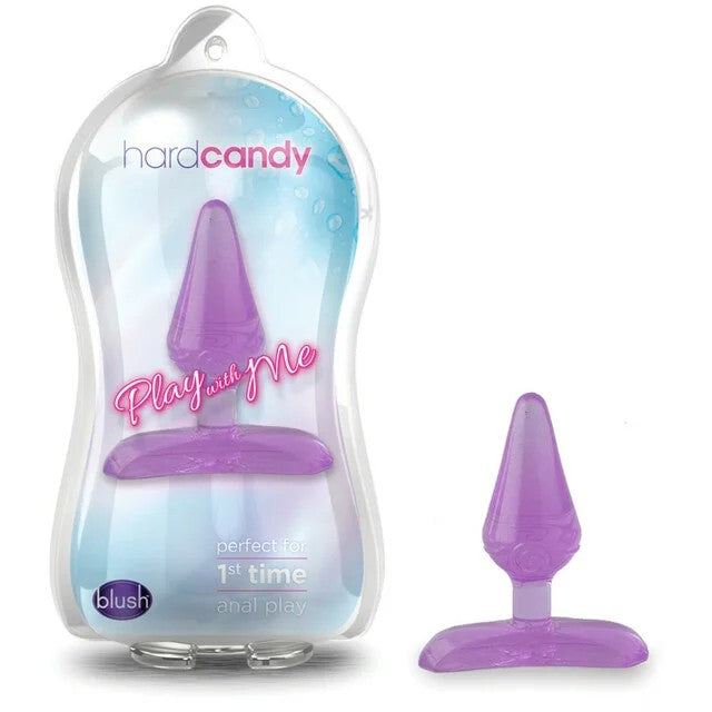 Blush–PlayWithMeHardCandyFirstTimeAnalPlug(Purple)