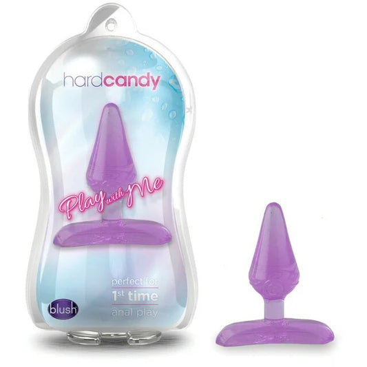 Blush–PlayWithMeHardCandyFirstTimeAnalPlug(Purple)