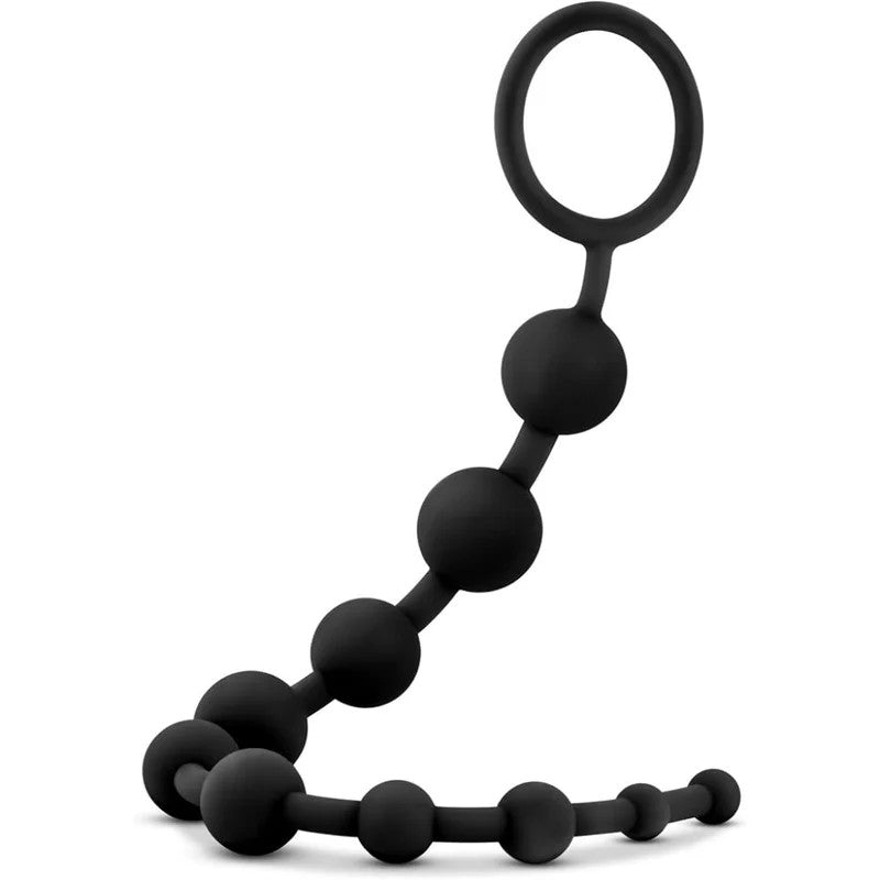 BlushAnalAdventuresPlatinumSiliconeAnalBeadsBeginnerFriendlyButtSexToy